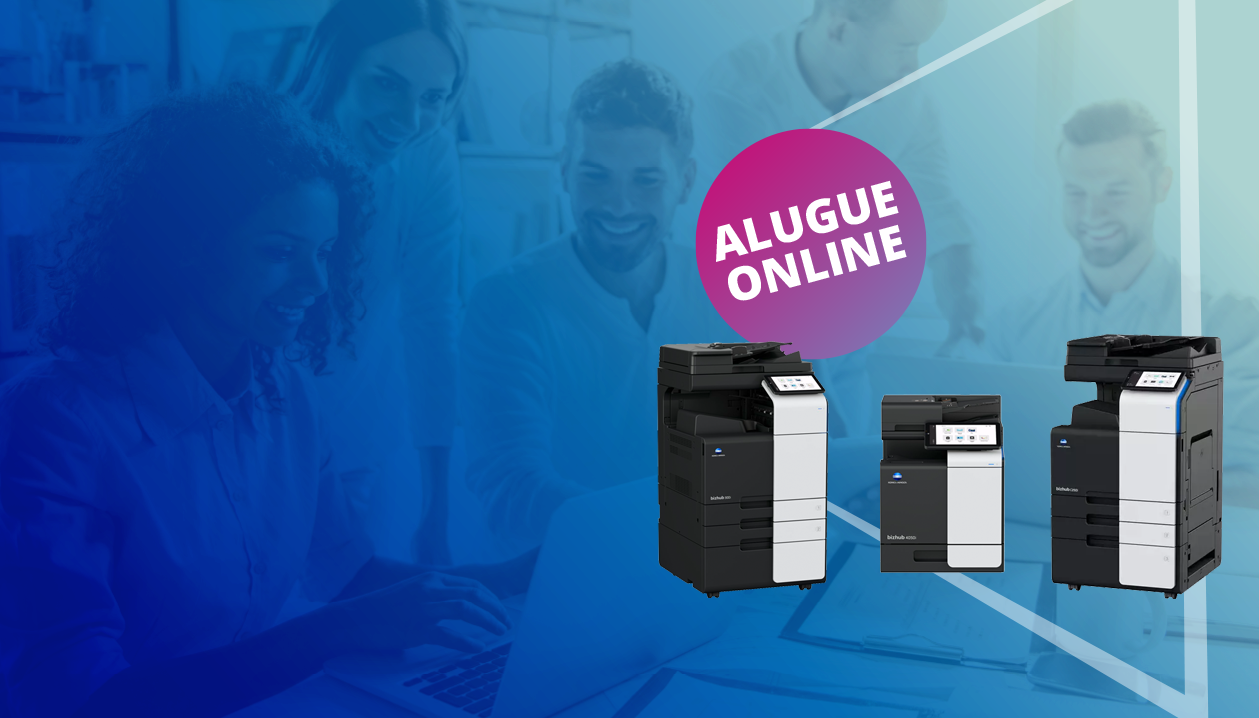 Aluguer de impressoras online, agora mais fácil com a Konica Minolta