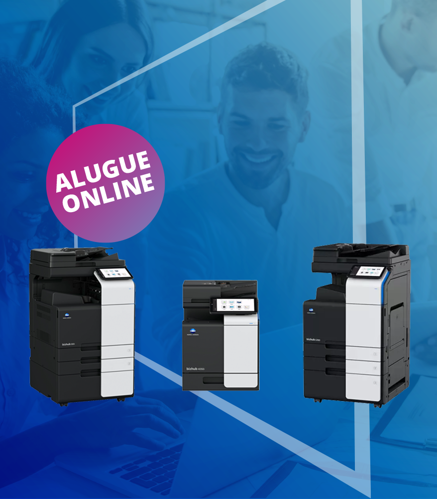 Aluguer de impressoras online, agora mais fácil com a Konica Minolta